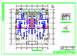 某公司中央厨房空调通风全套设计cad施工图-图二