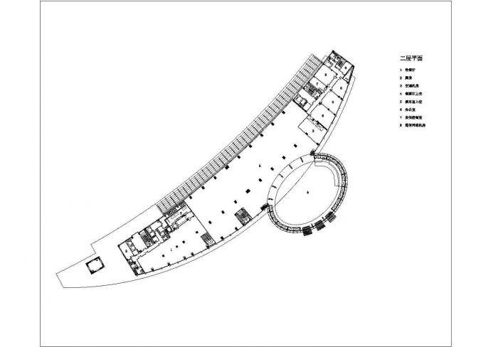 某四层19720平方米长途汽车客运站带地下室二层平面CAD设计图_图1