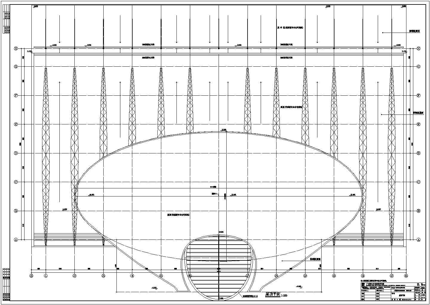 某四层长途汽车客运站带地下室CAD建筑节点剖面设计图纸