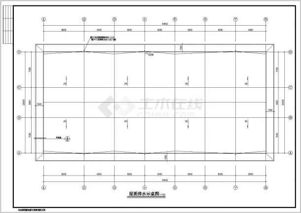 某一层框架结构餐厅设计cad全套建筑施工图（ 含设计说明）-图一