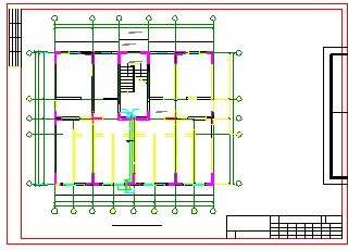 北方某多层住宅楼地暖系统cad施工设计图_图1