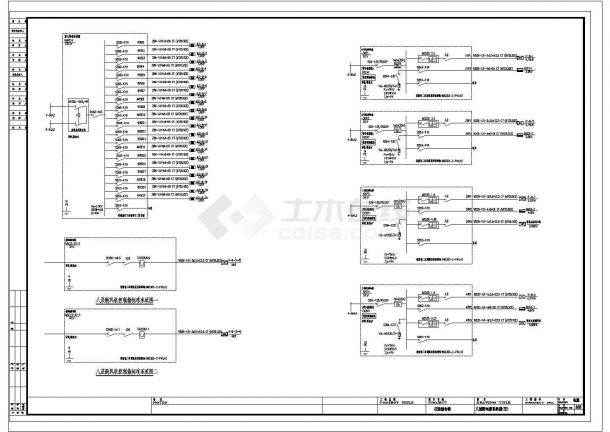 某医院综合楼电气设计CAD大样构造施工设计图纸-图二