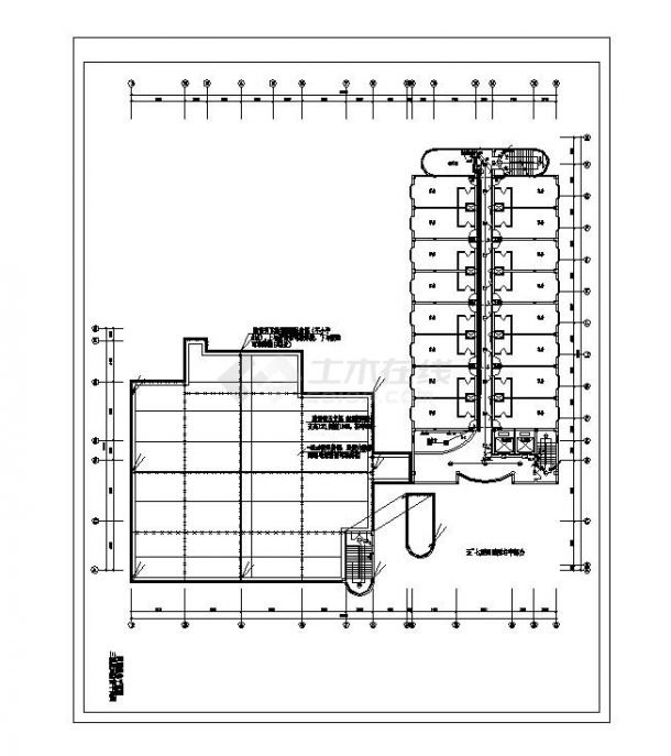 酒店电气设计方案及CAD施工图-图一