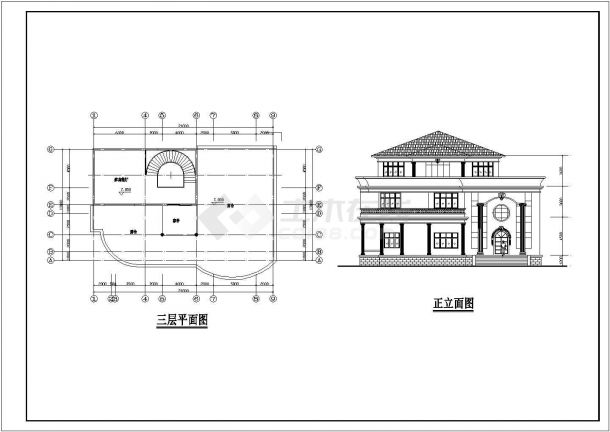 12个别墅全套建筑设计施工图-图二