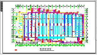 大型仓储式超市空调通风排烟系统设计cad施工图纸（水冷离心机组）-图二