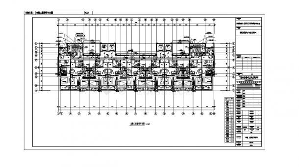 浙江省大型楼盘及配套设施1号楼电气CAD施工图-图二