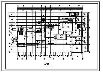 幼儿园设计_某三层框架结构幼儿园建筑施工cad图纸-图一