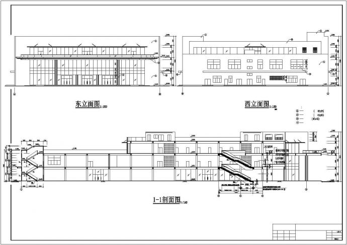 龙归商贸城CAD建筑平面图_图1