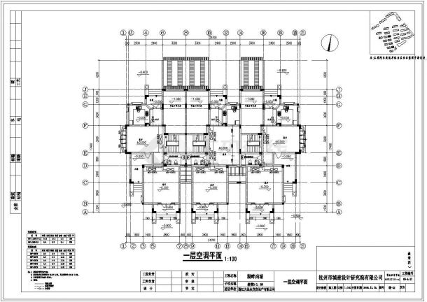 某商城整套中央空调系统平面设计cad施工图-图二