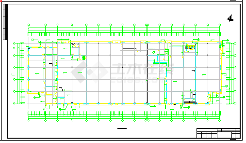 某商业建筑中央空调群控系统施工cad设计图-图二