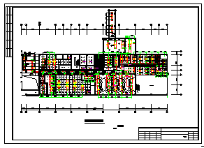 某市桑拿浴室建筑中心空调工程cad设计图纸-图二