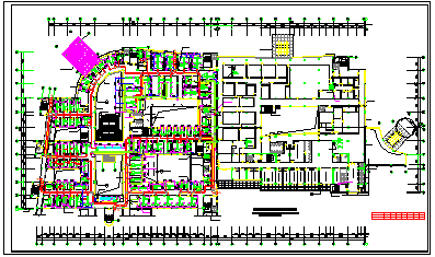 某医院办公楼全套中央空调施工设计cad图纸_图1