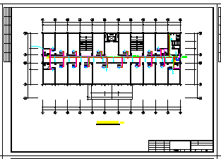 某商务办公楼中央空调管道cad设计施工图_图1