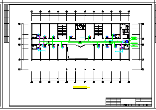 某商务办公楼中央空调管道cad设计施工图-图二