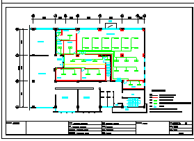 某药厂车间净化空调系统cad施工设计图纸_图1
