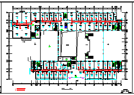 某综合楼大型地源热泵系统施工设计cad图纸-图一