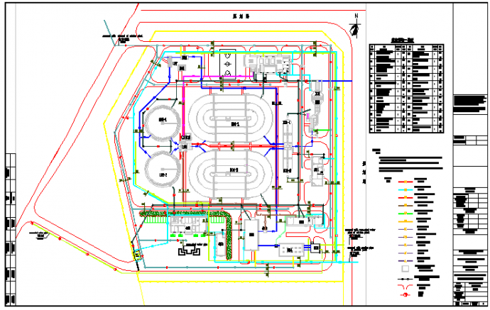 某管线综合CAD平立剖节点施工图纸_图1