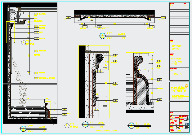 某样板房施工图节点CAD完整构造大样_图1
