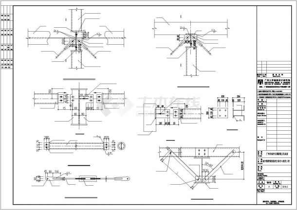 【最新】某村文体中心建设工程设计方案CAD图纸-图二