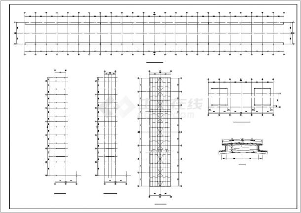 【最新】某二层钢结构厂房建筑设计方案CAD图纸-图二