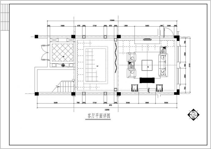 某多层欧式别墅室内装修设计cad全套施工图（含水电设计）_图1
