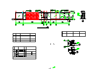 高科技工业园大门 门卫室建筑设计施工图[另一边设售房部]-图二
