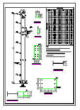 2161平米24m总跨门式刚架钢结构厂房结构施工图纸【19个CAD文件】-图二