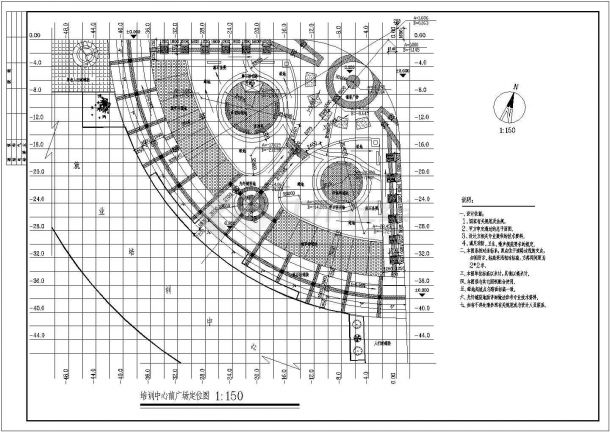 某休闲园林广场环境设计cad全套施工图-图二