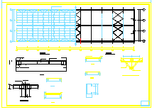 66x18m 18m跨钢结构厂房结构cad施工图纸-图二