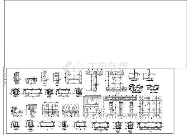 住宅楼桩基结构设计CAD图纸-图一