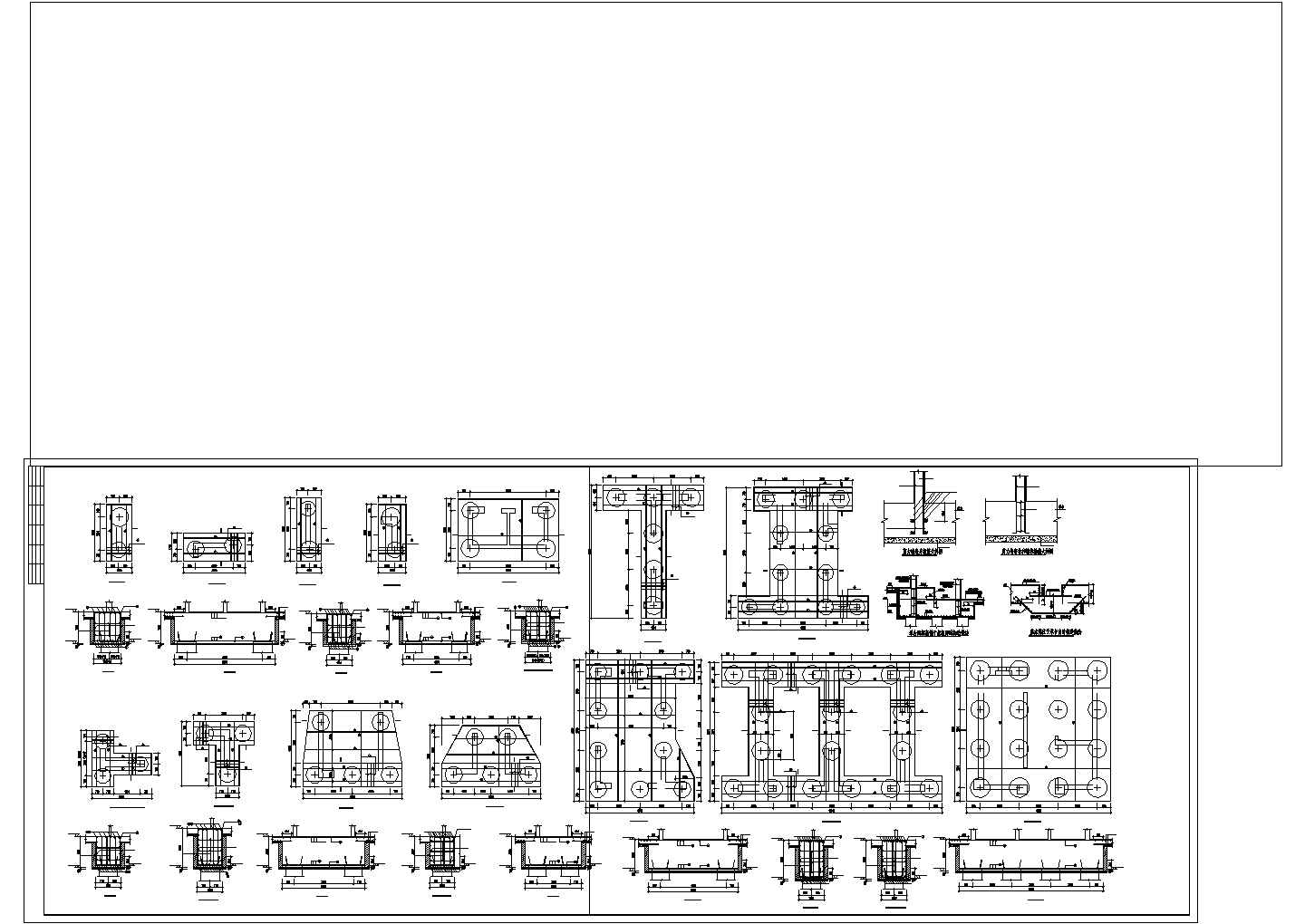 住宅楼桩基结构设计CAD图纸