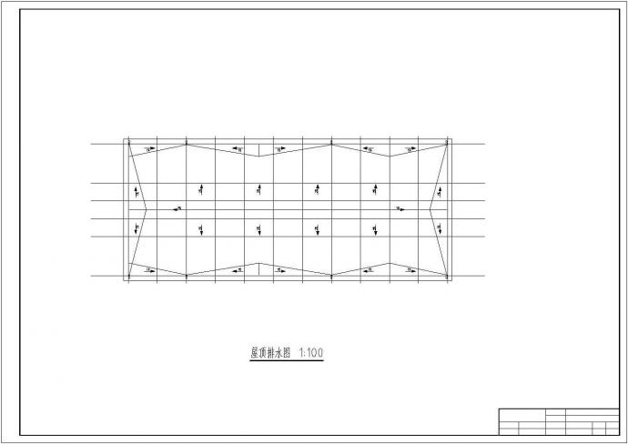 济宁市某中学4400平米6层框混结构宿舍楼平立剖面设计CAD图纸_图1