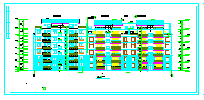 塞纳河住宅小区6号楼建筑设计cad施工图纸-图一