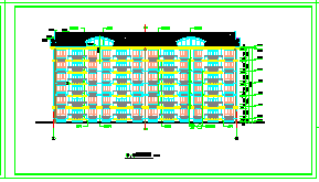 地下1地上6加1阁楼层2单元每单元2户住宅楼建筑cad设计图-图一