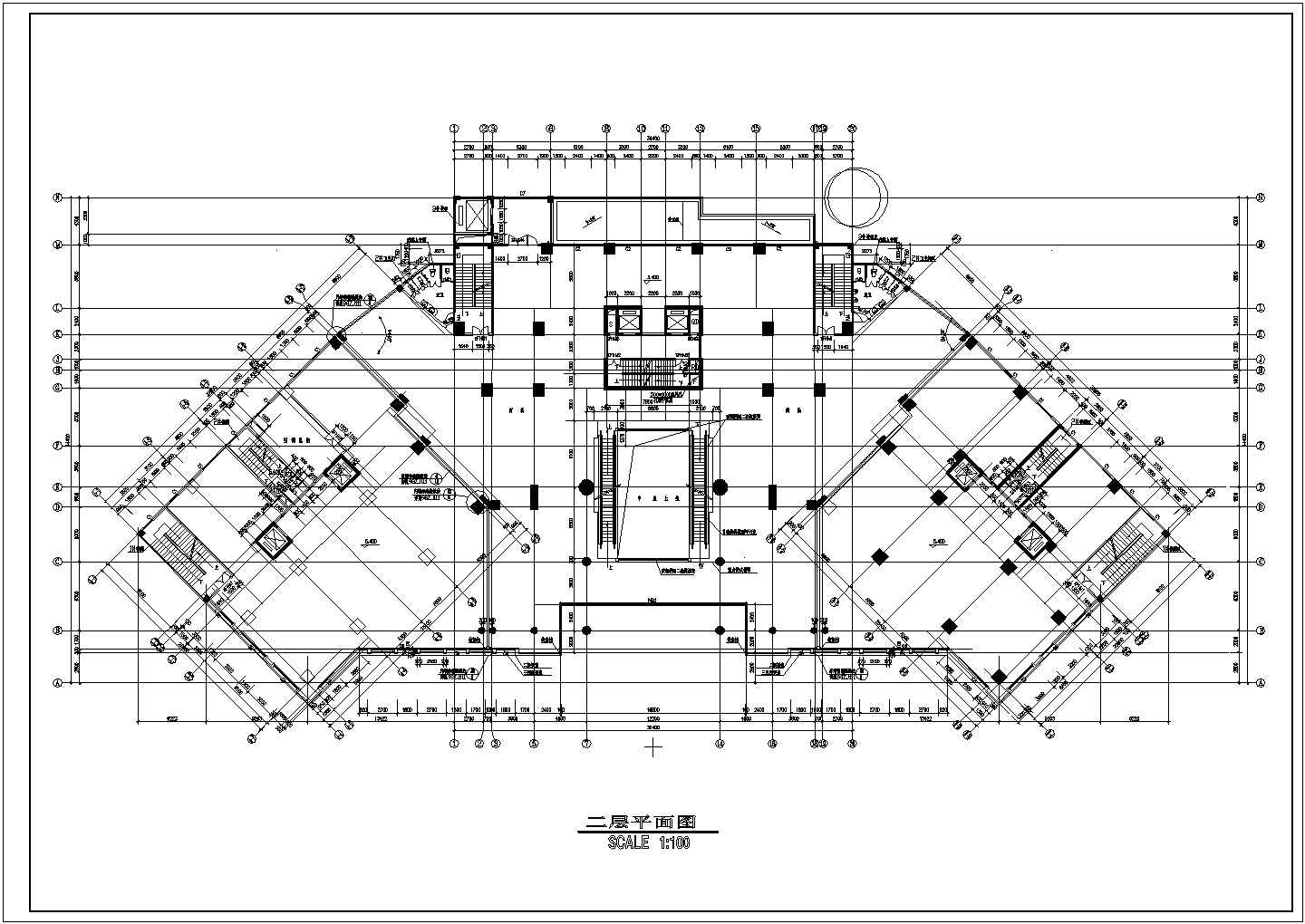 海丰广场CAD建筑设计图