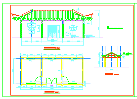 某景区古建筑建筑设计CAD图-图二