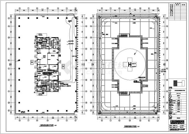 23万平大型超高层甲级办公商业整套弱电CAD图纸（含弱电机房）-图一
