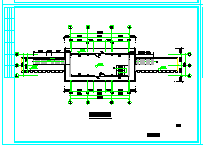 两层的山门建施设计CAD图纸_图1
