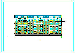 某7层框架坡屋顶住宅楼建筑设计cad施工图纸_图1