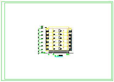 某7层住宅楼建筑施工cad设计图纸_图1