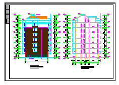 某多层公寓楼设计建筑cad施工图-图二
