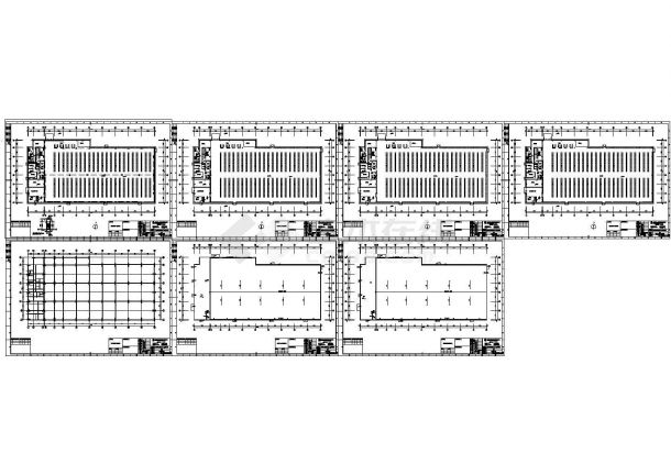 昆山市花桥镇某单层钢结构购物商场全套电气系统设计CAD图纸-图一