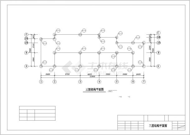 【最新】某钢结构扩建工程设计方案CAD图纸-图二