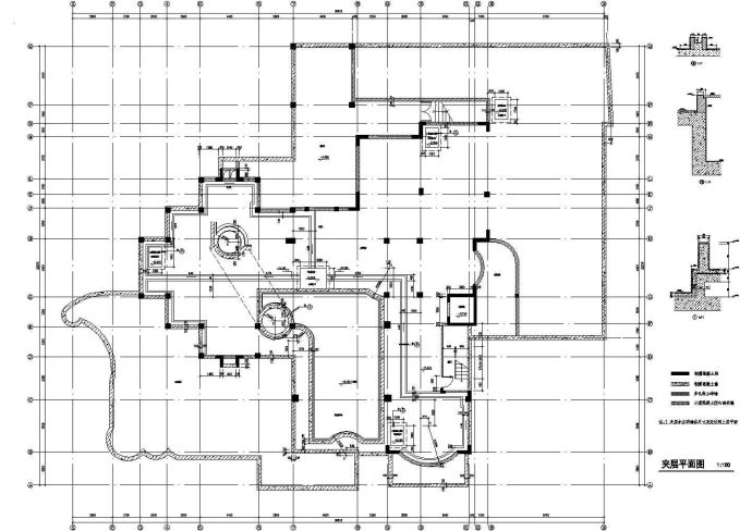 太仓东海别墅精美建筑施工设计方案图_图1