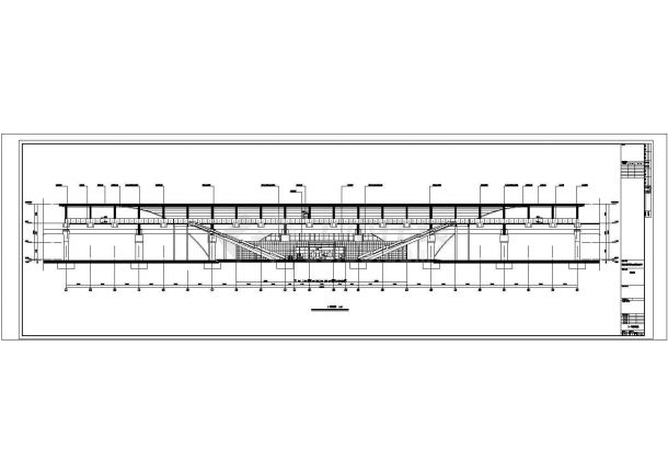 [高架车站]城际铁路高架车站结构施工图（含建筑图）-图二
