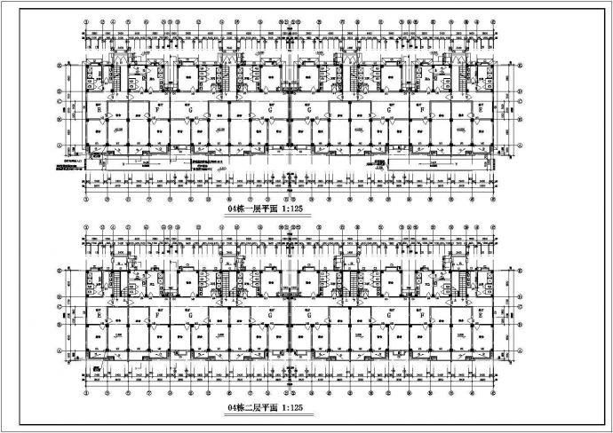 北京某学校3800平米7层砖混宿舍楼建筑设计CAD图纸（含地下层）_图1