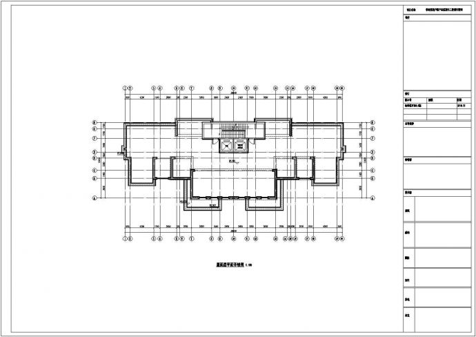 某高层框剪结构新古典风格住宅楼设计cad全套建筑施工图_图1