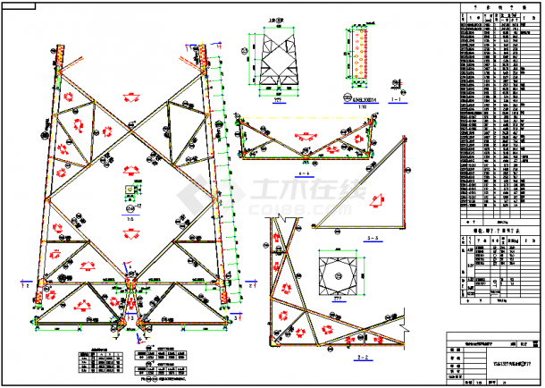 某地空气等离子切割机原理图1SJG132铁塔图CAD图纸-图二