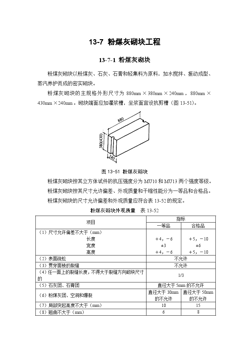 粉煤灰砌块工程-建筑施工.doc-图一