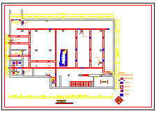 网吧设计装修设计CAD施工图纸_图1